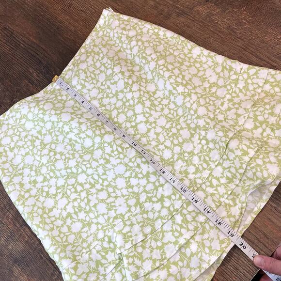 Ann Taylor LOFT Size 12P Skirt NEW Petite Linen Floral Cottagecore Flounce Hem - Picture 9 of 16
